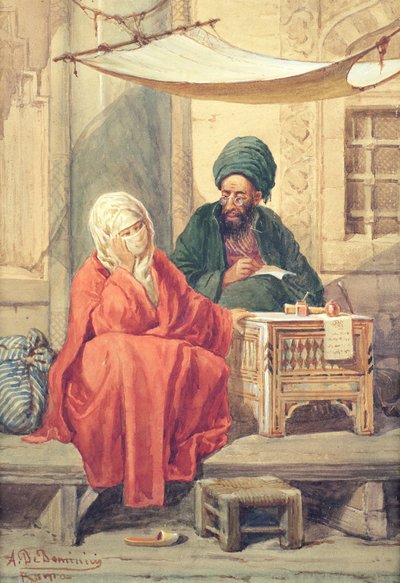 The Ottoman Scribe by Antonio di Dominici
